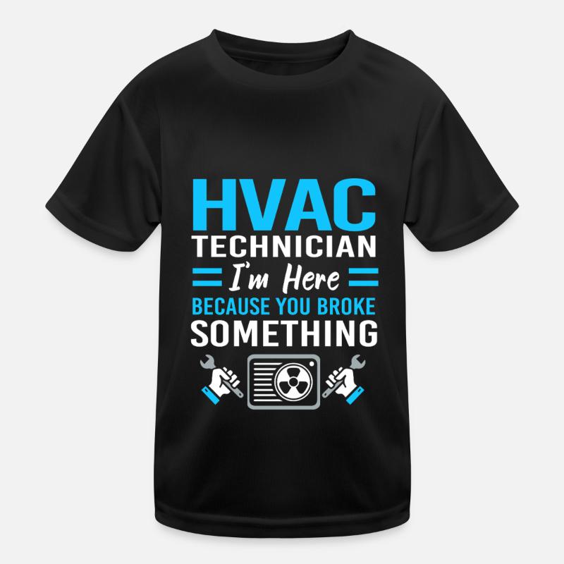 Heating Air Conditioning Technician Technician Refrigeration Technician Kids Functional T-Shirt