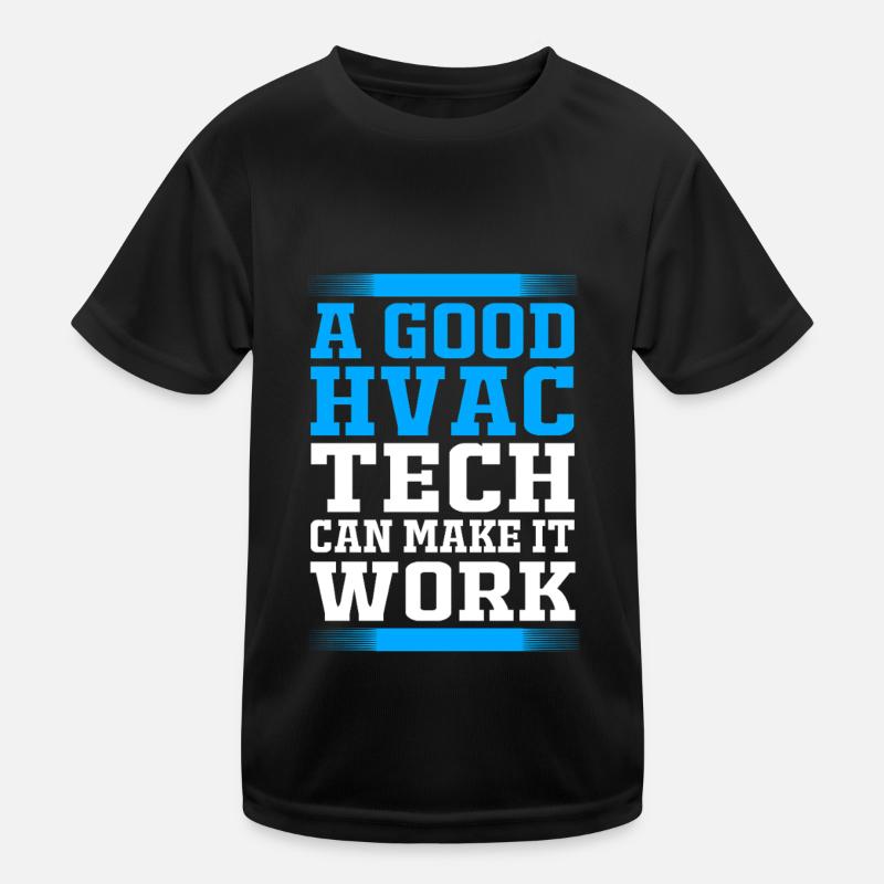 Air Conditioning Technician Technician Refrigeration Technician Heating Kids Functional T-Shirt