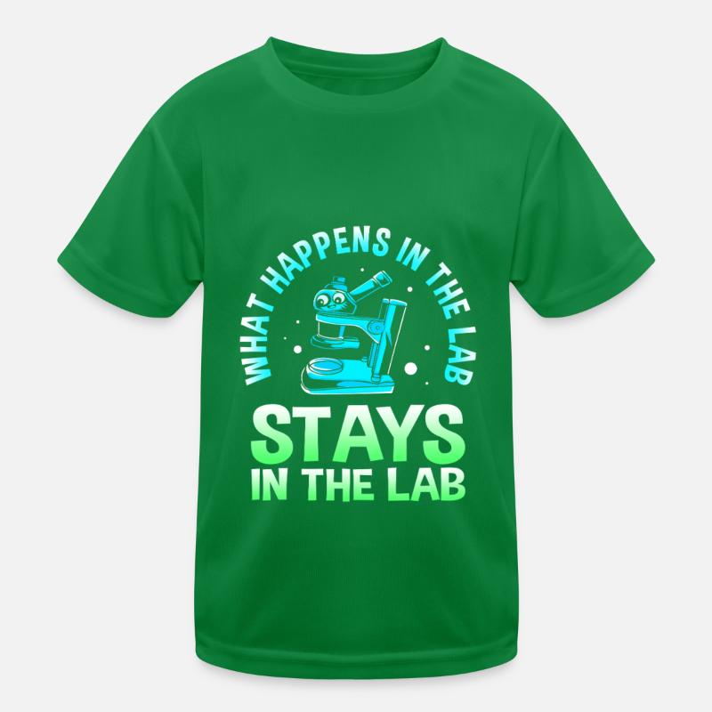 Laboratory Bio Chemistry Microscope Laboratory Kids Functional T-Shirt