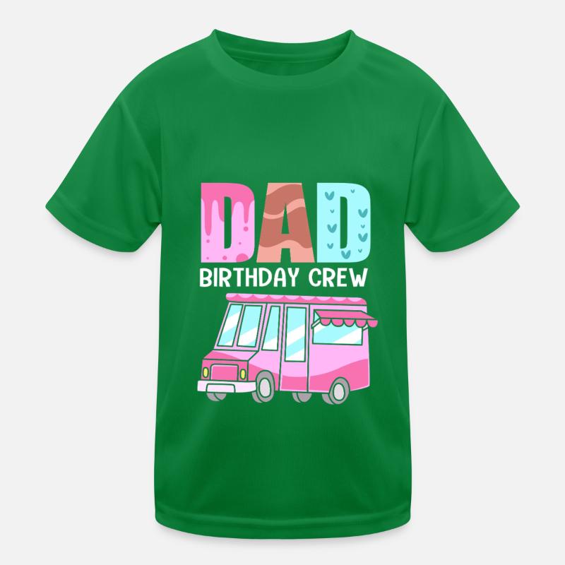 Eiscreme Eiswagen Eis Eisdiele Kinder Funktions-T-Shirt