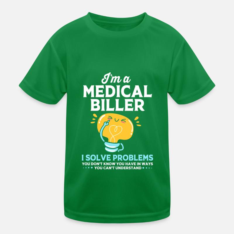 Medizin Coder Kinder Funktions-T-Shirt