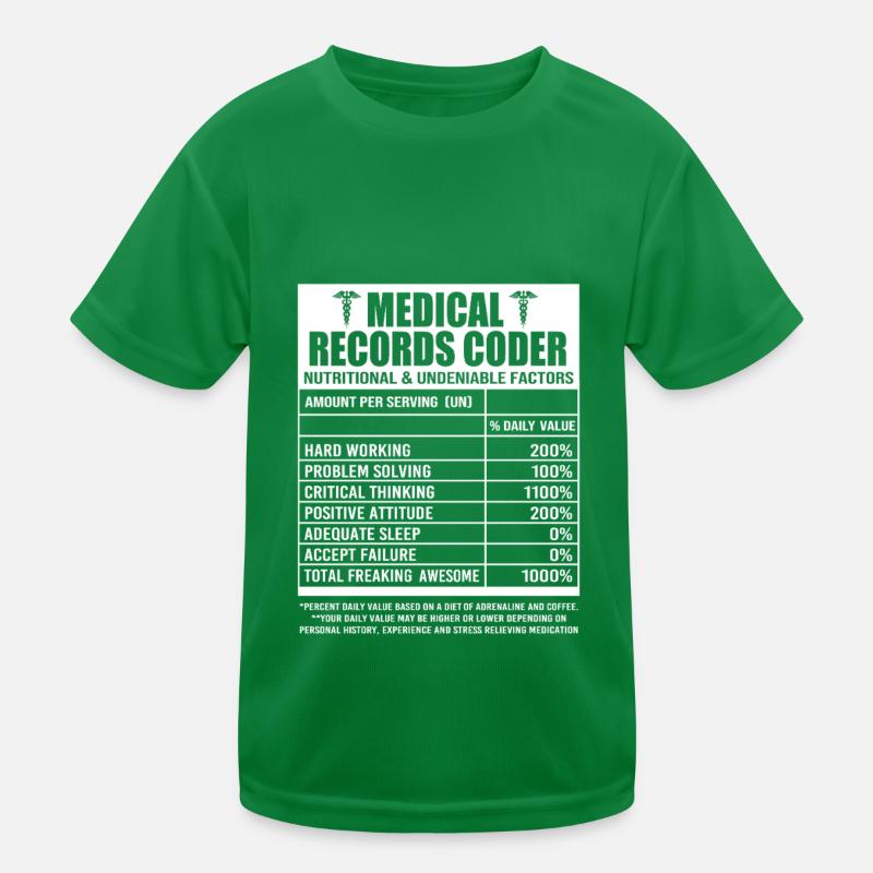 Programmeur médical Codeur médical T-shirt sport Enfant