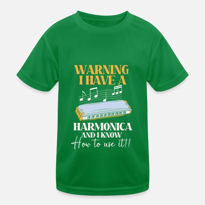 Harmonica Kids Functional T-Shirt