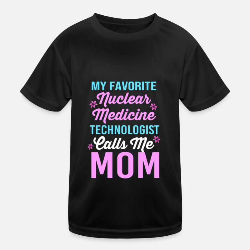 Nuklear Nuklearmedizin Atom Radiologie Kinder Funktions-T-Shirt