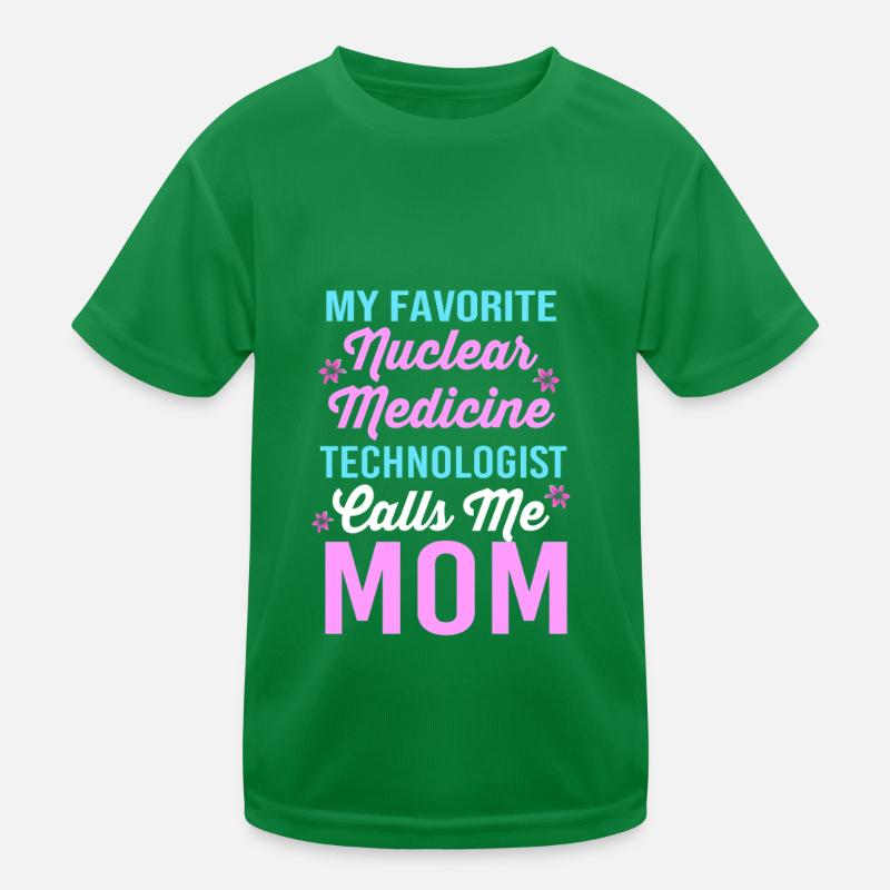 Nuklear Nuklearmedizin Atom Radiologie Kinder Funktions-T-Shirt