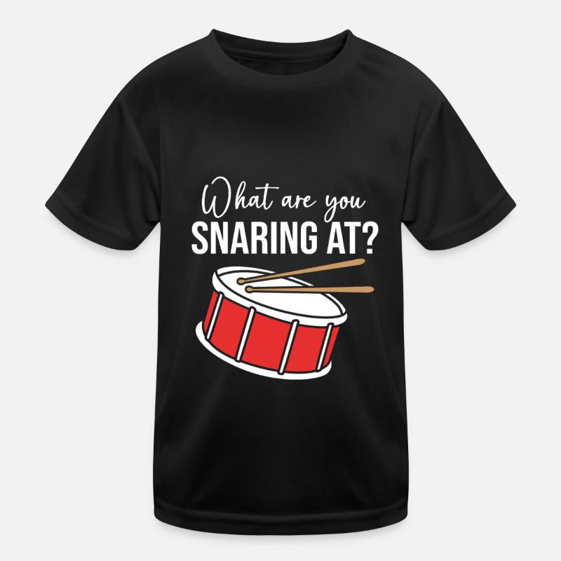 Drums Drummers Drumsticks Kids Functional T-Shirt