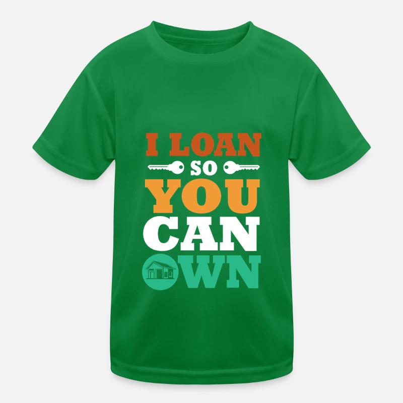 Hypothek Eigentumswohnung Schulden Kinder Funktions-T-Shirt