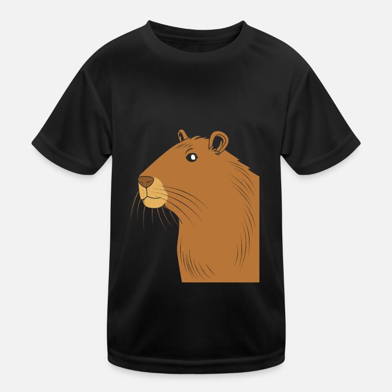Capybara Capibara Kinder Funktions-T-Shirt