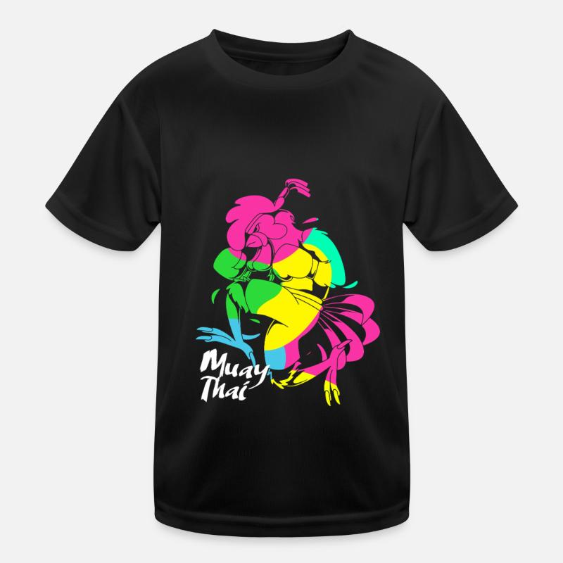 Muay thai kickboxer kickboxing boxe thaïlandaise T-shirt sport Enfant