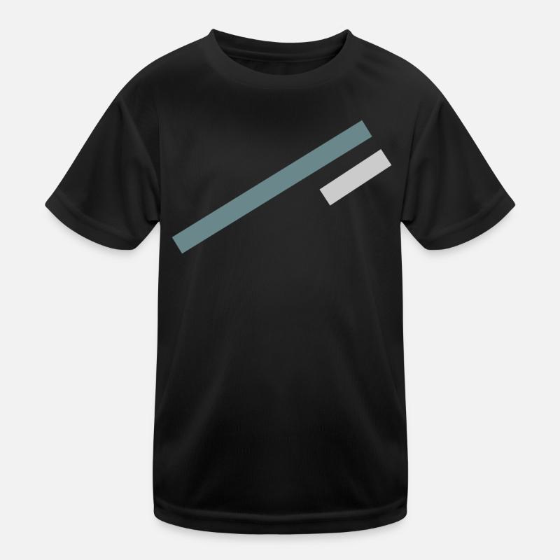 Conception minimale Stripe T-shirt sport Enfant