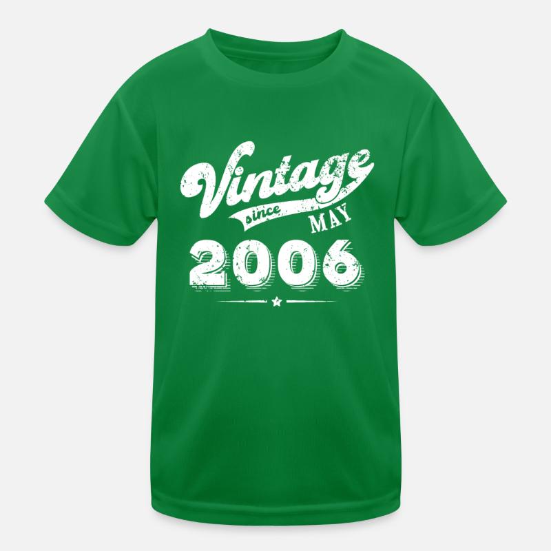 Vintage since May 2006 Geburtstag Geschenk Kinder Funktions-T-Shirt