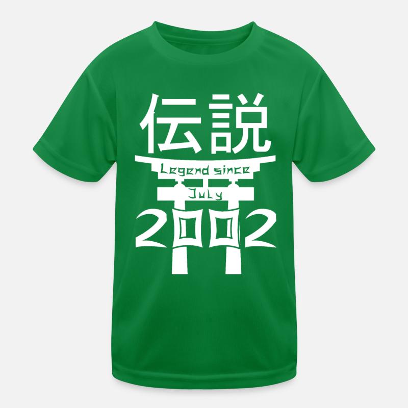 Legend since July 2002 Birthday Gift Kids Functional T-Shirt