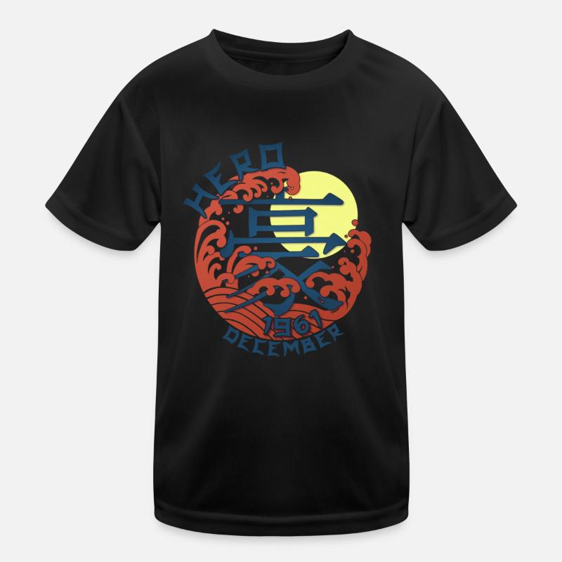 Japan Hero since December 1961 Geburtstaggeschenk Kinder Funktions-T-Shirt