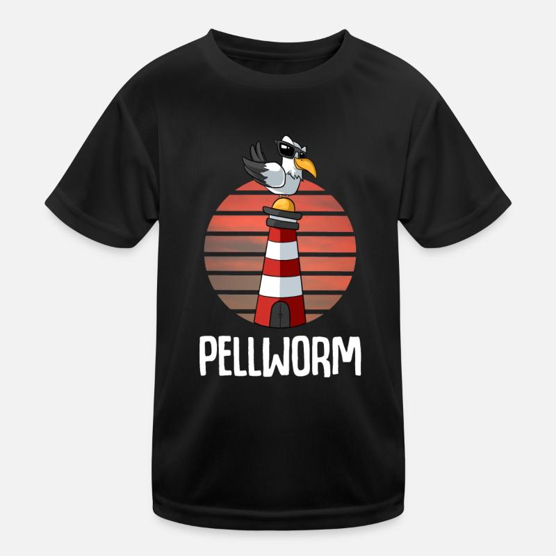 Nordseeinsel Pellworm Kinder Funktions-T-Shirt