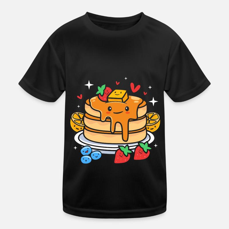 Pfannkuchen Kinder Funktions-T-Shirt
