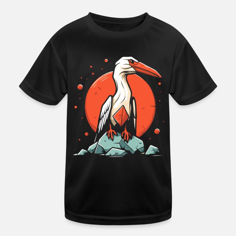 Ein majestätischer Seevogel Vogel Kinder Funktions-T-Shirt