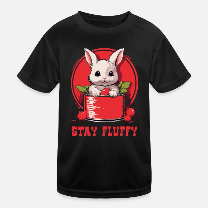 Reste moelleux, lapin mignon T-shirt sport Enfant