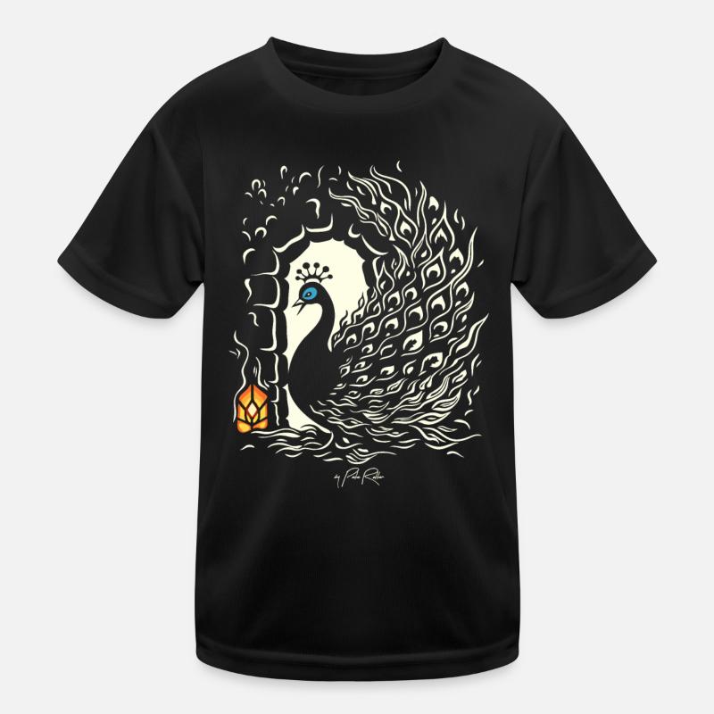 The Dungeon Peacock Kids Functional T-Shirt