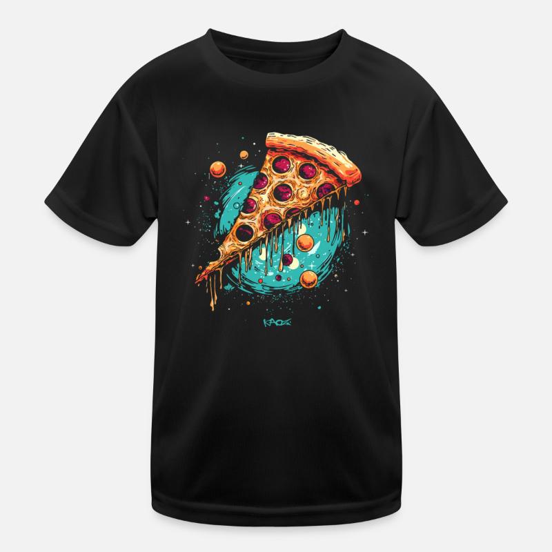 Galaxy Pizza Kids Functional T-Shirt