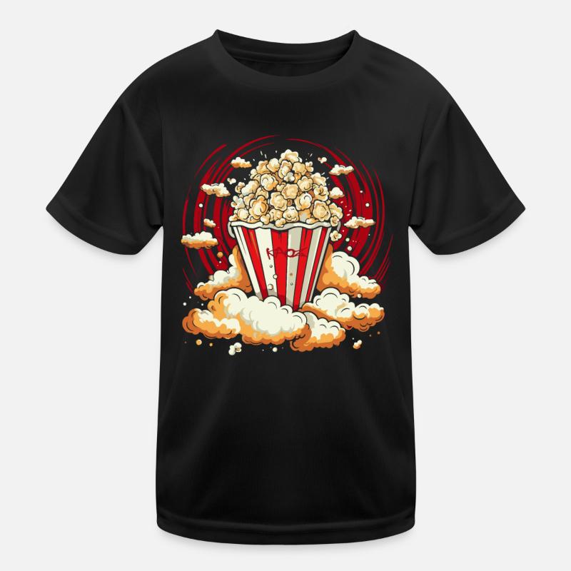 Knalliges Popcorn Kinder Funktions-T-Shirt