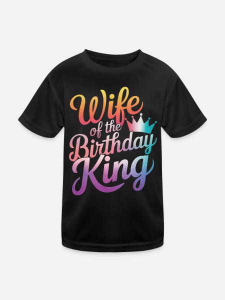 Woman Wife Partner Family Married - Kids Functional T-Shirt - black - Front