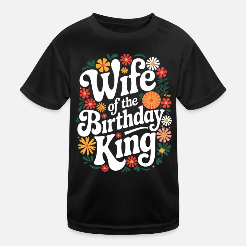 Frau Ehefrau Partnerin Familie Verheiratet Kinder Funktions-T-Shirt