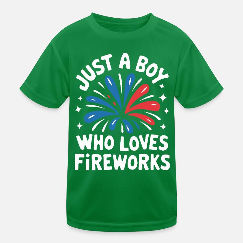 Pyrotechniker Feuerwerk Pyrotechnik Kinder Funktions-T-Shirt