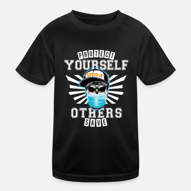 Protect yourself - save others from COVID-19 Kids Functional T-Shirt