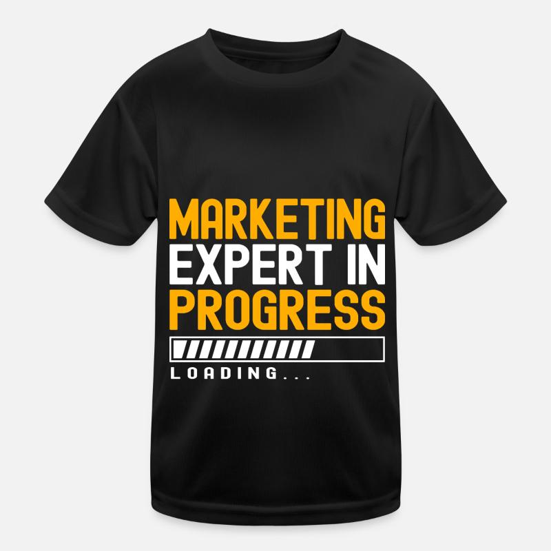 Marketing Manager Experte Kinder Funktions-T-Shirt