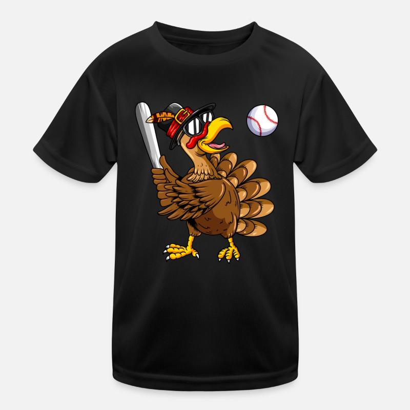 Turquie Baseball Jeu De Baseball Turquie Baseball T-shirt sport Enfant