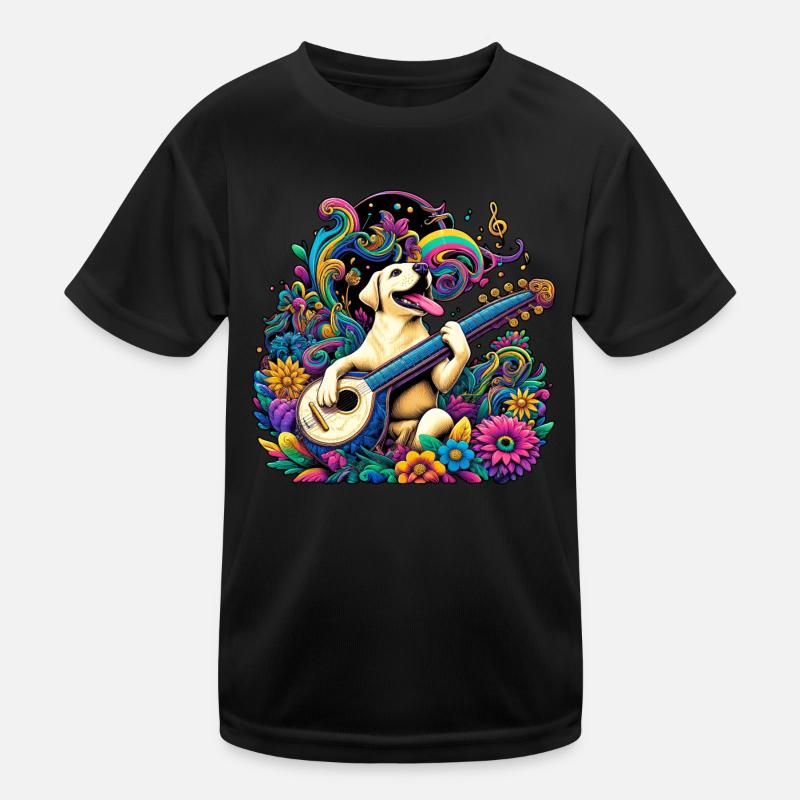 Labrador String Magic Kids Functional T-Shirt