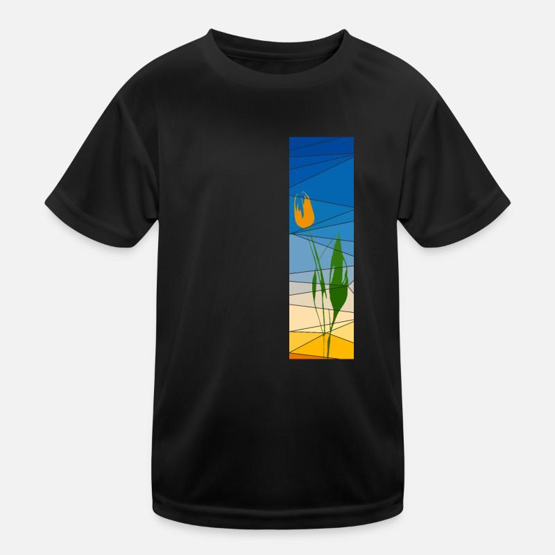 King's day tulip with sundown Kids Functional T-Shirt