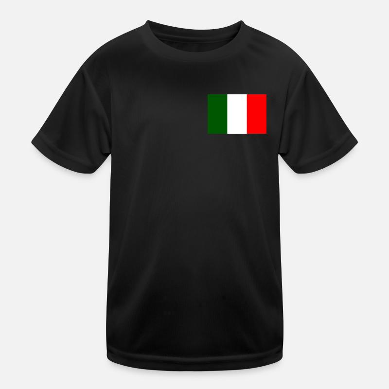 drapeau italien T-shirt sport Enfant