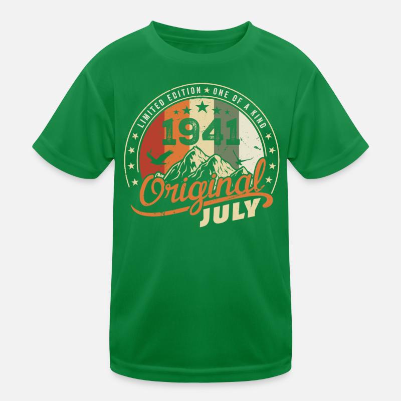 1941 Juli 1941 Hemd Geburtstag 1941 Geschenk Kinder Funktions-T-Shirt