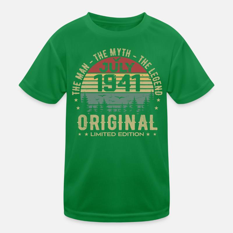 Juli 1941 Geburtstagsgeschenk Geboren im Juli Kinder Funktions-T-Shirt