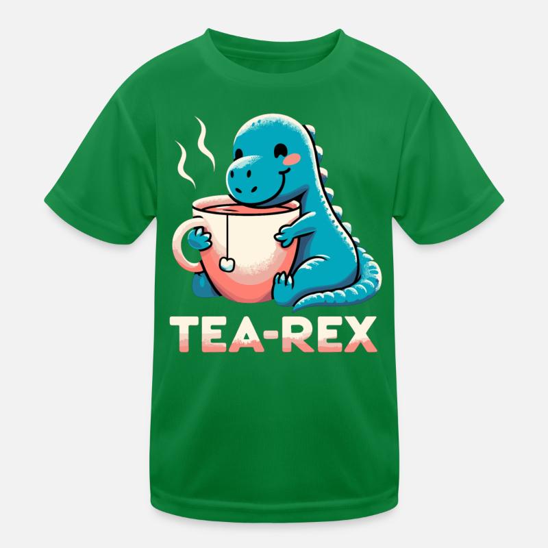 Tee Rex Tee-Rex Teetrinker Geschenk Kinder Funktions-T-Shirt