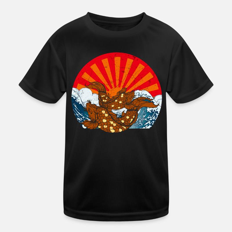Japanese Art Kids Functional T-Shirt