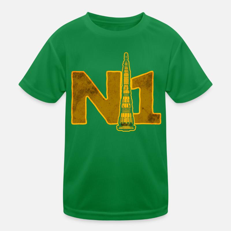 N1 Missile Soviet Union Kids Functional T-Shirt