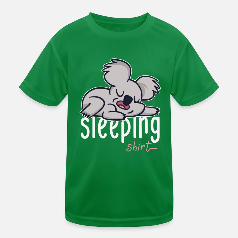 Koala Lazy Koala Bear Chemise de sommeil Late Riser T-shirt sport Enfant