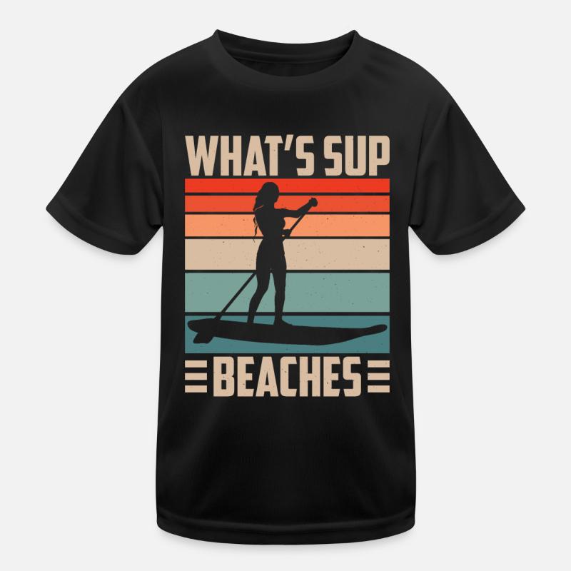 Qu'est-ce que le SUP Beaches SUP Paddle Board ? T-shirt sport Enfant