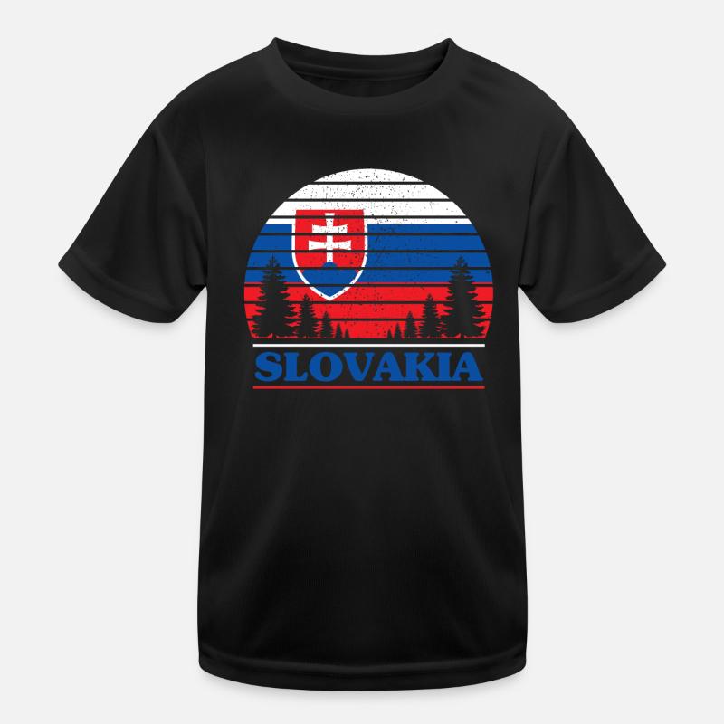 Slowakei Kinder Funktions-T-Shirt