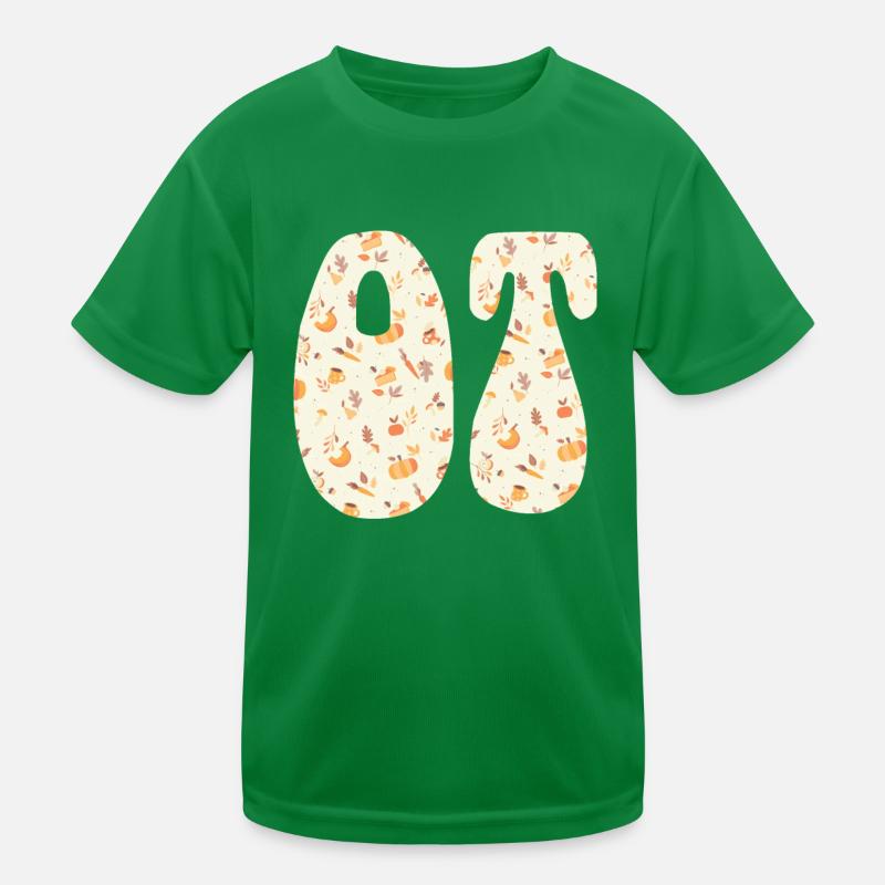 OT Fall Autumn Ergothérapeute T-shirt sport Enfant
