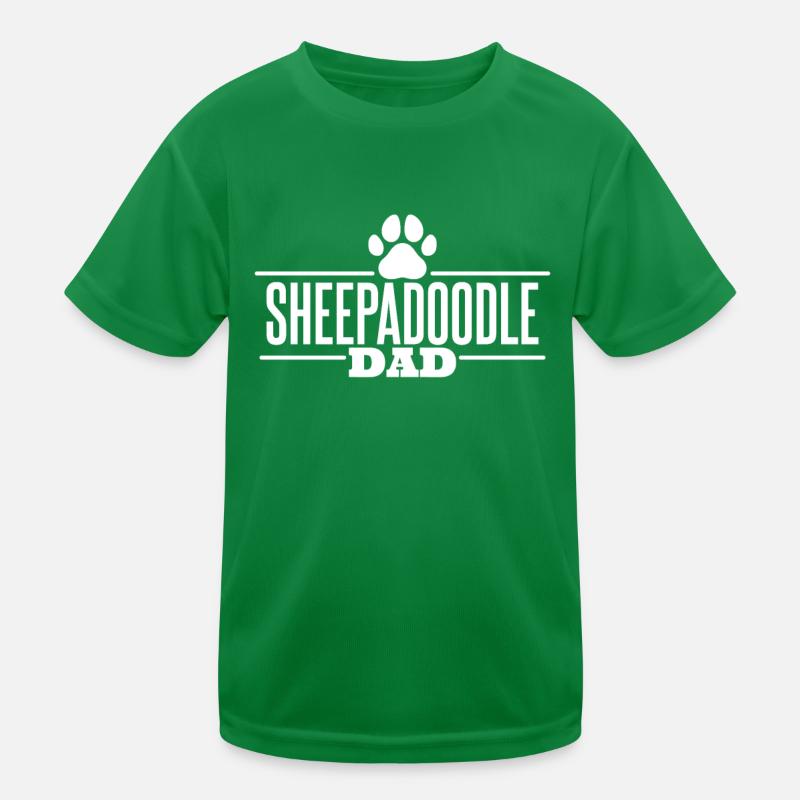 Papa Sheepadoodle T-shirt sport Enfant