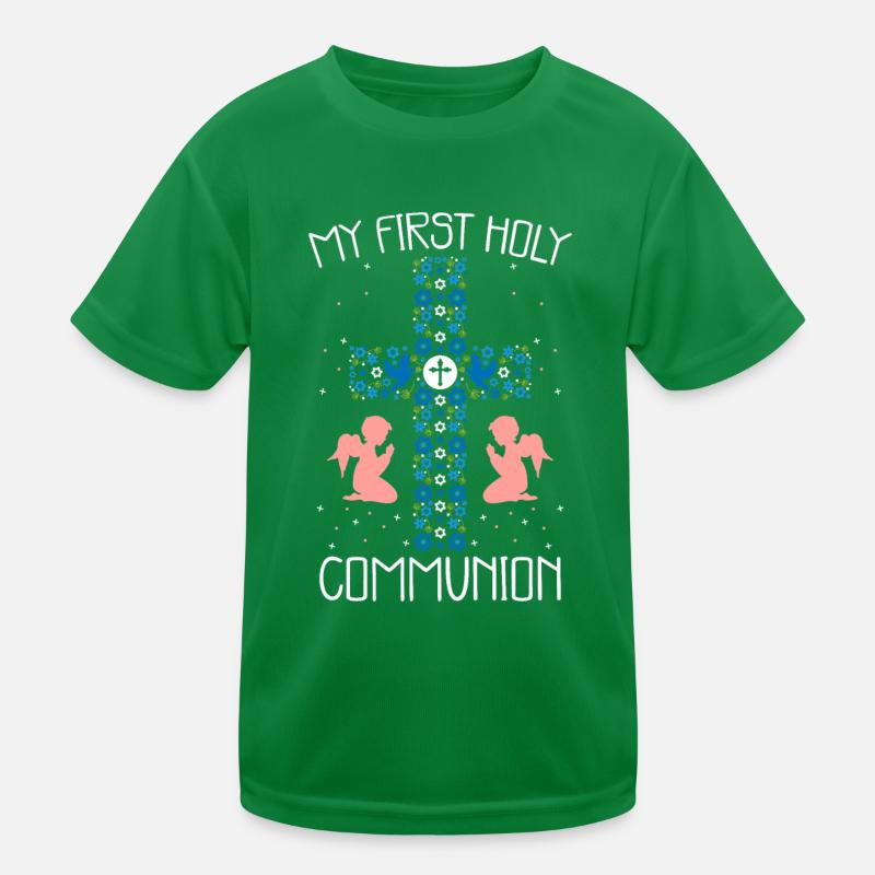 Meine erste heilige Kommunion Kinder Funktions-T-Shirt
