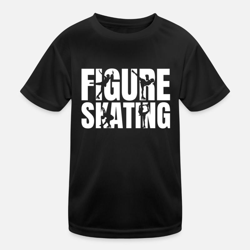 Eiskunstlauf Eiskunstlauf Kinder Funktions-T-Shirt
