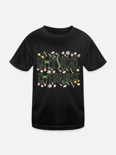 Physiothérapeute - T-shirt sport Enfant - noir - Devant