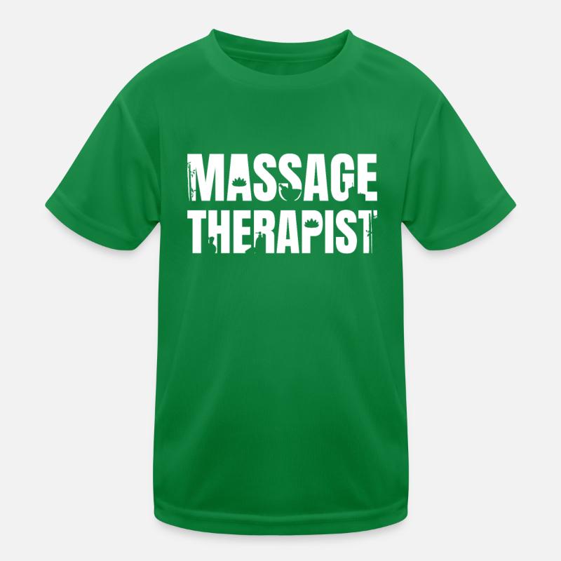 Massagetherapie Massagetherapeutin Kinder Funktions-T-Shirt