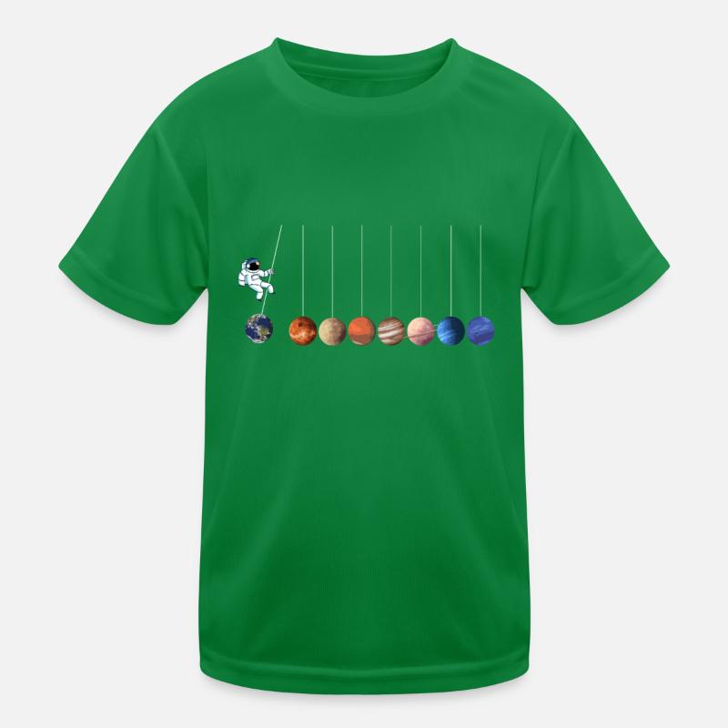 Astronaut Space Universe Planets Kinder Funktions-T-Shirt