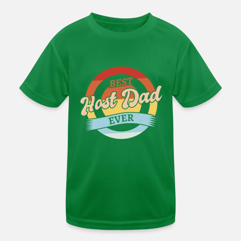 Host Parents Host Dad Kinder Funktions-T-Shirt