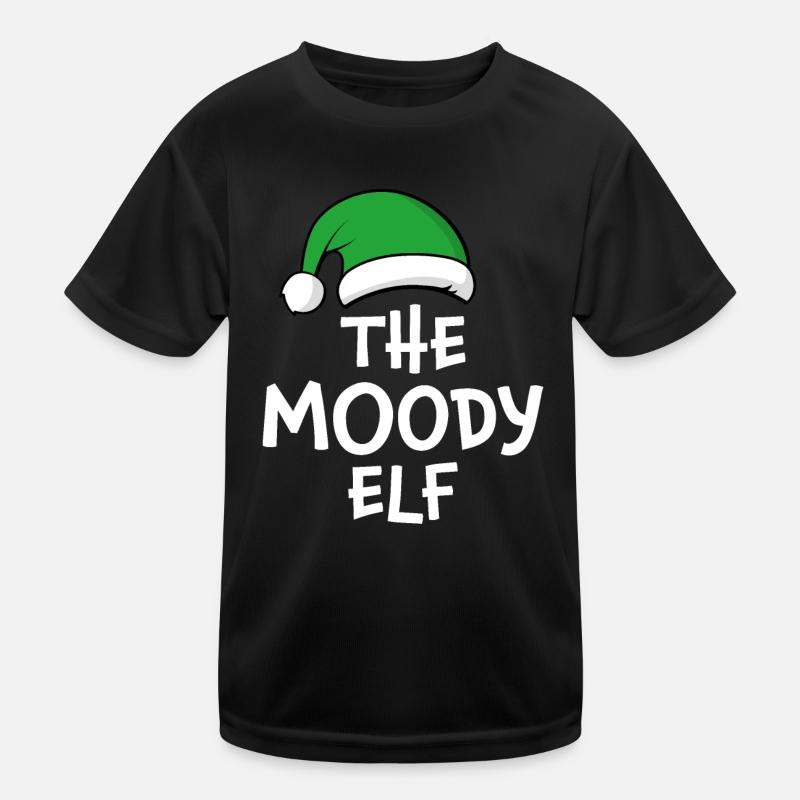 The Moody Elf Kids Functional T-Shirt